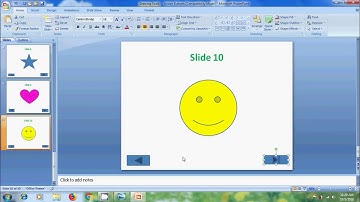 PowerPoint 2007: how to use action buttons in PowerPoint