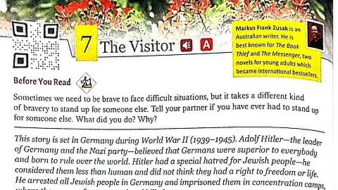 The Visitor Class 8 Explanation In Hindi Of Gulmohar Golden Jubilee English Chapter 7