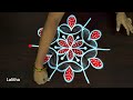 Daily simple muggulu  easy beautiful rangoli 53 dots