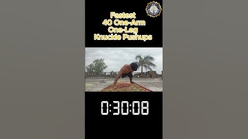 FASTEST KNUCKLE PUSHUPS | #ACEBOOKOFRECORDS