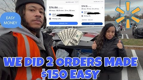 LATE START DIDNT HURT US TODAY‼️ 2 WALMART SPARK ORDERS BACK TO BACK WOULD YOU TAKE THESE | GIG WORK