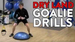 Dryland Goalie Drills That Translate Onto The Ice.