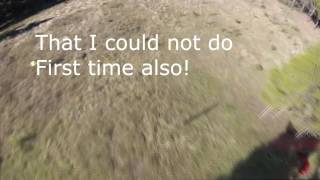 Nano Fpv My first one handed power loop!