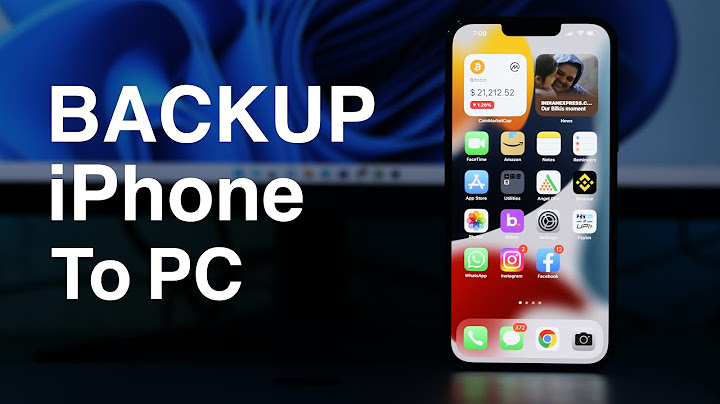 Can i backup my iphone to my computer