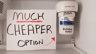 Much Cheaper option than Your Original Equipment Refrigerator water filter! GE, Kenmore