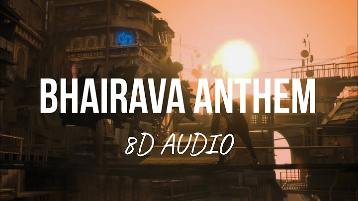 Bhairava Anthem (8D AUDIO ) | Kalki 2898 AD | Diljit Dosanjh | Prabhas | Santhosh Narayanan | Kumaar