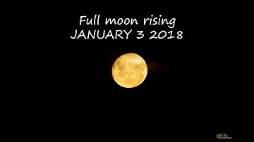 Pluto Trigger - Moon Rise - TIMELAPSE