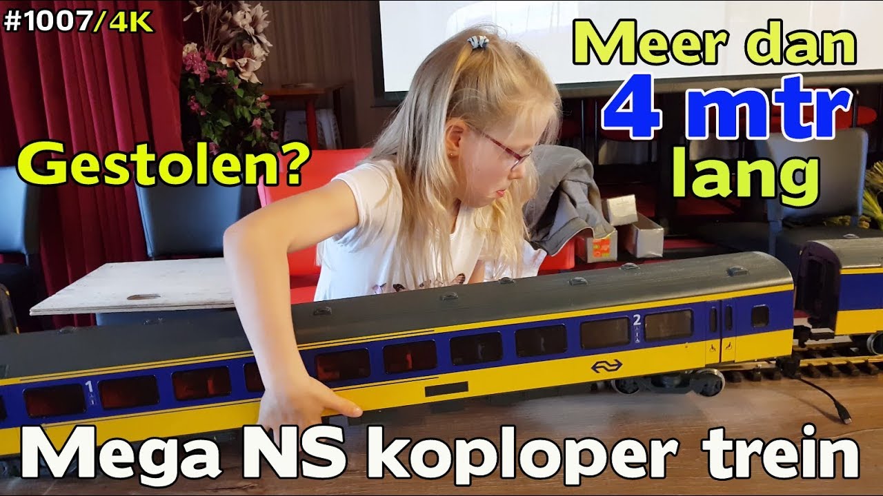 Papa heeft een MEGA KOPLOPER van de NS gekocht voor zijn LGB TREINBAAN. Terug na diefstal? #1007