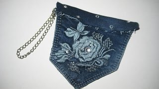 DIY Сумочка из старых джинсов. Мастер класс DIY Сумочка из старых джинсов. Мастер класс