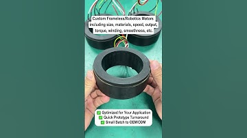 Frameless Rotary Motors/Robotics Motors - Custom Options for Precision, Power & Design Flexibility