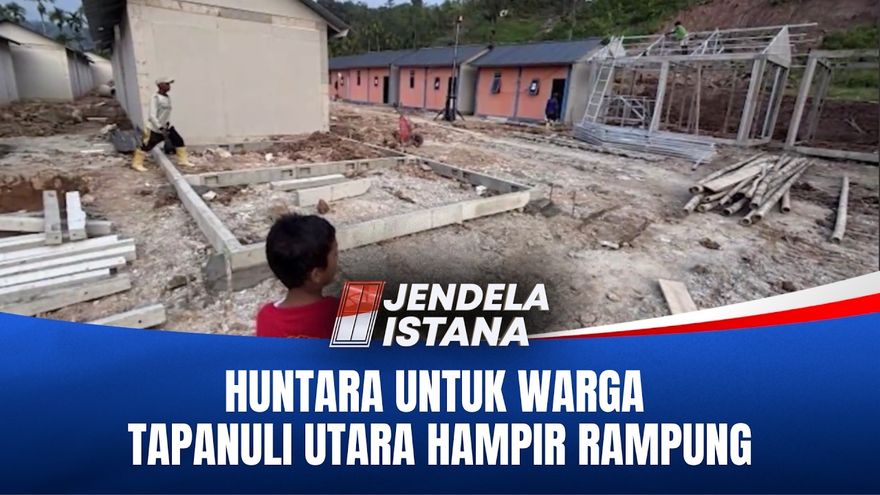Harapan Baru Korban Bencana! Hunian Sementara di Tapanuli Utara Hampir Selesai