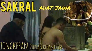 Adat jawa  yang masih sakral tingkepan-7 bulanan .tamu pulang nya tidak boleh pamit