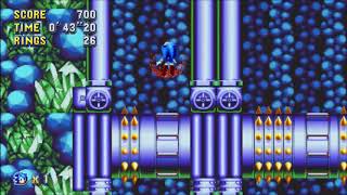 Sonic Mania (PC) - Lava Reef 2 Sonic: 1'27"75 (Speed Run)