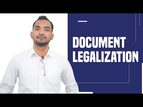 Video: How To Legalize A Document