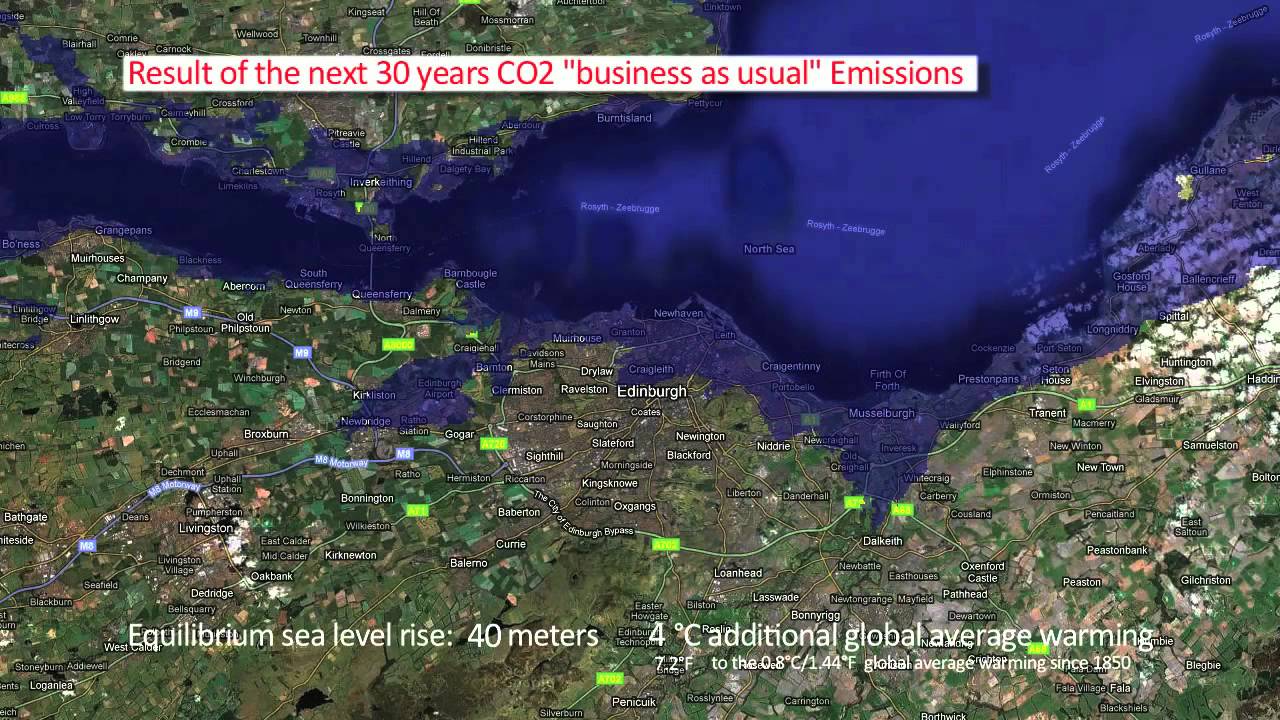 EDINBURGH SEA LEVEL RISE YouTube