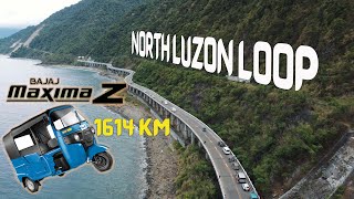 1614 Km North Luzon Loop using a Tuktuk? | Bajaj Maxima Z Review (Full Vlog) Eng sub