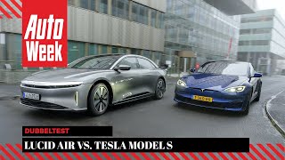 Lucid Air vs. Tesla Model S - AutoWeek Dubbeltest