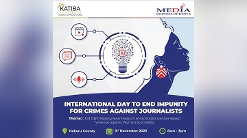 INTERNATIONAL DAY TO END IMPUNITY FOR CRIMES AGAINST JOURNALISTS