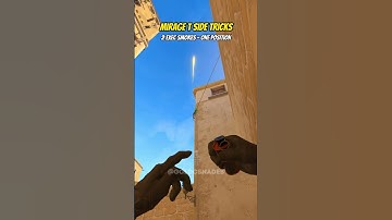 MIRAGE T SIDE TRICKS #shorts #cs2