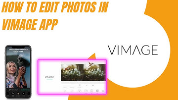 How to Edit Photos in VIMAGE App - VIMAGE App complete Tutorial - Jameel Technical