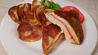 Monte Cristo (Grilled cheese on steroids)