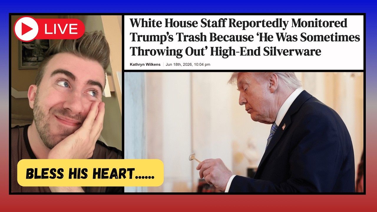 Trump CAUGHT throwing out White House EXPENSIVE Silverware | News + Commentary