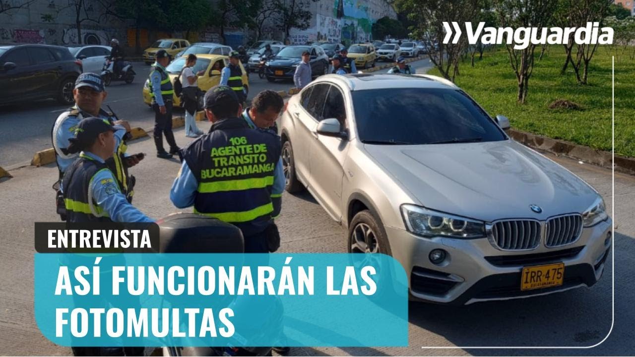 ¿Cómo funcionarán las fotomultas en #Bucaramanga? Habla el director de Tránsito