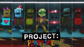 Project Playtime BOXY BOO All Skins (2022 4K 60FPS)