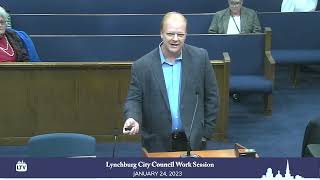 Lynchburg City Council Work Session 1-24-2023