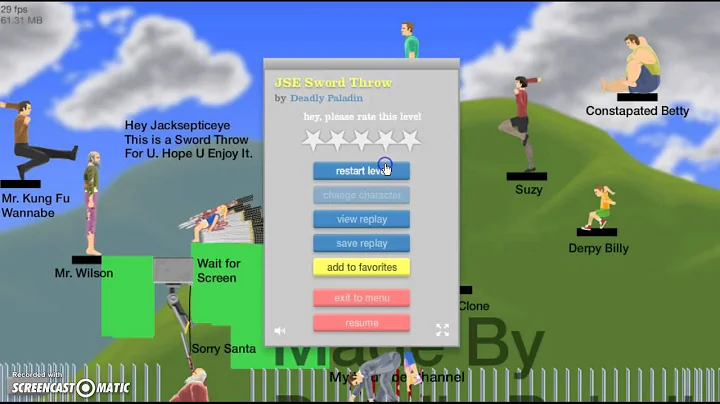 Let's Play: Happy Wheels! Ep. 14: Patrick Broke the Game!