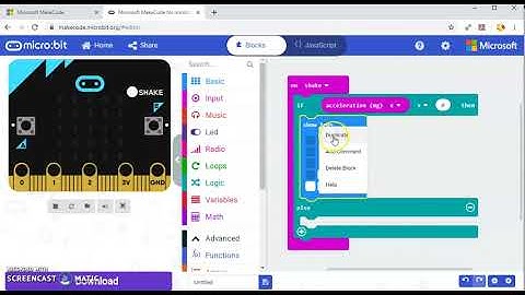Temp, Acceleration, Magnetic force in micro:bit 2019