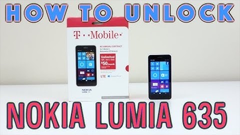 How to Unlock Nokia Lumia 635 for ALL Carriers (O2, Telus, Rogers, AT&T, T-Mobile, ETC)