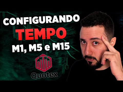 Como Configurar o Tempo Gráfico na Quotex para iniciantes (M1, M5 e M15)