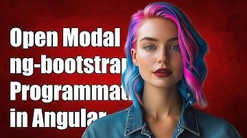 How to Open ng-bootstrap Modal Programmatically in Angular Applications
