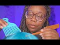 ASMR Bestie Plays With Your Hair In Summer School Class Scalp Plucking Oiling Massage Brushing 