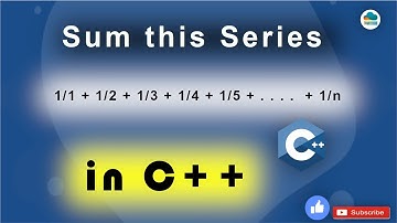 sum of this series 1/1+1/2+1/3+1/4+........+1/n depend upon input | sum of series | #coding | lapmos