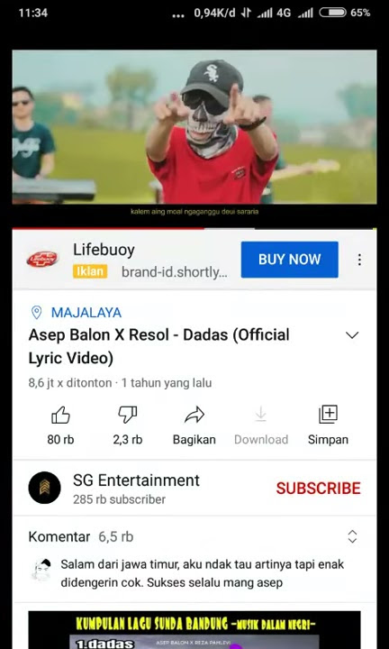 Semoga bahagaia kau disana ,dengan si GOBLOG eta