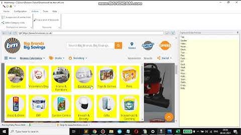 Scraping data from B & M Stores website using Multi-level category scraping feature | Webharvy