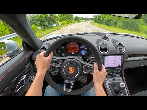 21 Porsche 718 Cayman Gts 4 0 6mt Pov Test Drive Binaural Audio Youtube