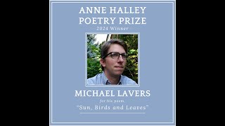 A Reading with Michael Lavers, Winner of the 2024 Anne Halley Poetry Prize