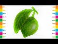 How to draw a lemon step by step very easy for kids