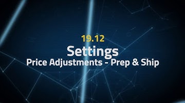 Tactical Arbitrage Instructions 19.12 - Settings - Prep & Ship