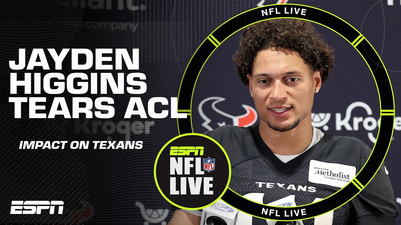 Impact of Texans WR Jayden Higgins' torn ACL + The Raiders' Fernando Mendoza project | NFL Live
