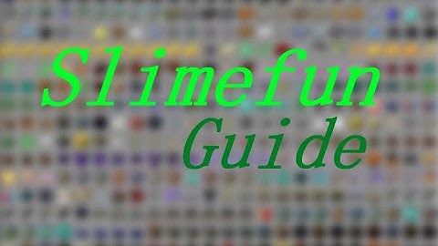 What is Slimefun? | Minecraft 1.19 Slimefun "guide"