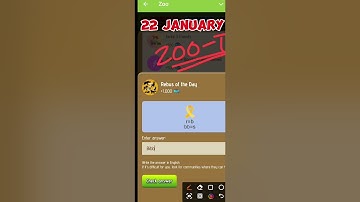 Rebus Of The Day Zoo 22 January | Zoo Rebus Of The Day | Rebus Of The Day Zoo Code