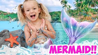 IVY and MOM turn into MERMAIDS!!