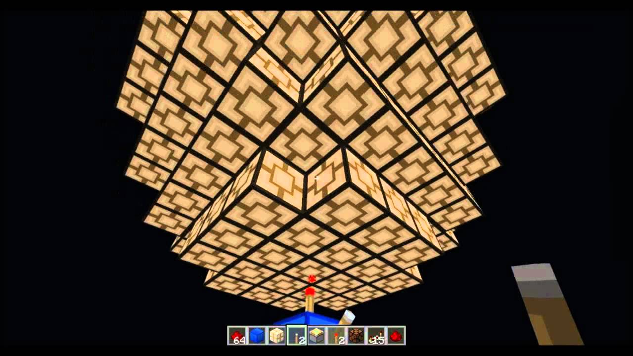 Minecraft Redstone Lamp Sphere Brighter Than The Sun Youtube