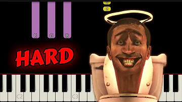 How to Play Holy Skibidi Toilet on Piano