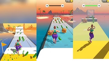 Fat 2 Fit! Gameplay | All level Walkthrough(17-20) android/iOS