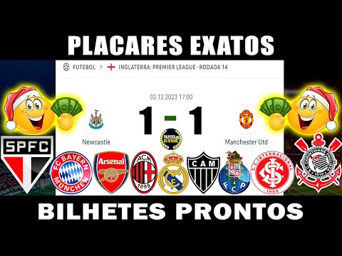 Placares, rodadas e dicas de apostas de futebol